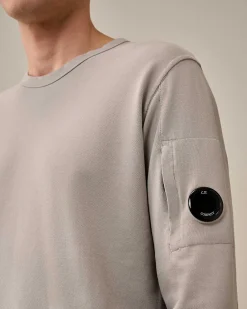 C.P. Company Light Fleece Sweatshirt Drizzle Grey Store
