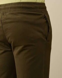 C.P. Company Light Fleece Utility Shorts Ivy Green Best Sale