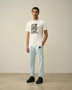 C.P. Company Light Fleece Utility Sweatpants Starlight Blue Clearance