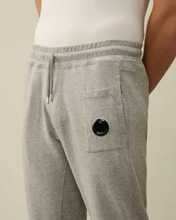 C.P. Company Light Fleece Utility Sweatpants Grey Melange Best