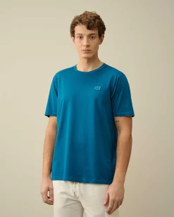 C.P. Company 70/2 Mercerized Jersey T-Shirt Ink Blue Shop
