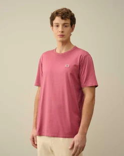 C.P. Company 70/2 Mercerized Jersey T-Shirt Red Bud Clearance
