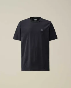 C.P. Company 70/2 Mercerized Jersey T-Shirt Total Eclipse-Blue Cheap