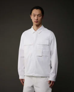 C.P. Company Metropolis Series Gabardine Pockets Shirt White Fashion