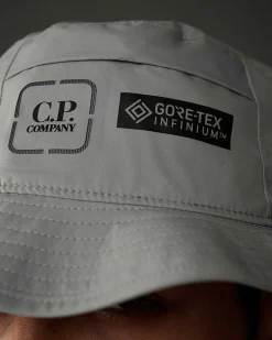C.P. Company Metropolis Series Gore-Tex Infinium Bucket Hat Drizzle Grey New