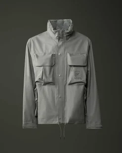 C.P. Company Metropolis Series Gore-Tex Infinium Utility Jacket Drizzle Grey Flash Sale