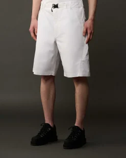 C.P. Company Metropolis Series Hyst Cargo Shorts White Flash Sale