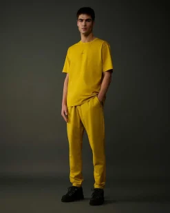 C.P. Company Metropolis Series Mercerized Jersey Logo Print T-Shirt Sulphur-Yellow Fashion