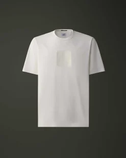 C.P. Company Metropolis Series Mercerized Jersey Logo Badge T-Shirt White Sale