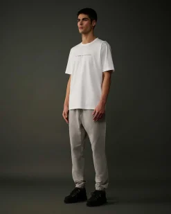 C.P. Company Metropolis Series Mercerized Jersey Graphic Badge T-Shirt White Outlet