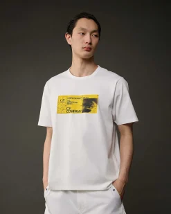 C.P. Company Metropolis Series Mercerized Jersey Urban Mobility T-Shirt White Store