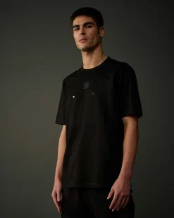 C.P. Company Metropolis Series Mercerized Jersey Pocket T-Shirt Black Store