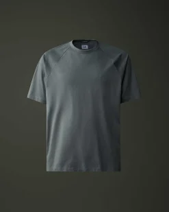 C.P. Company Metropolis Series Mercerized Jersey Logo T-Shirt Turbulence-Grey Discount
