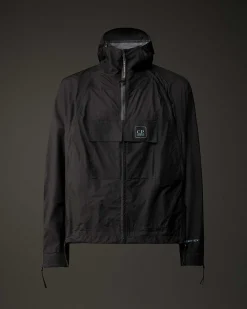 C.P. Company Metropolis Series Pertex Hooded Bloom Jacket Black Discount