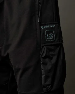 C.P. Company Metropolis Series Stretch Fleece Mixed Cargo Sweatpants Black Store