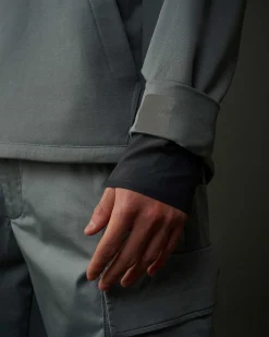C.P. Company Metropolis Series Stretch Fleece Hoodie Turbulence-Grey Flash Sale