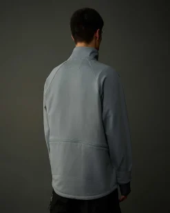 C.P. Company Metropolis Series Stretch Fleece Sweatshirt Turbulence-Grey Clearance