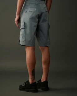 C.P. Company Metropolis Series Stretch Sateen Cargo Shorts Turbulence-Grey Clearance