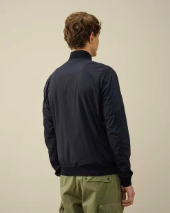 C.P. Company Nycra-R Bomber Jacket Total Eclipse-Blue Flash Sale