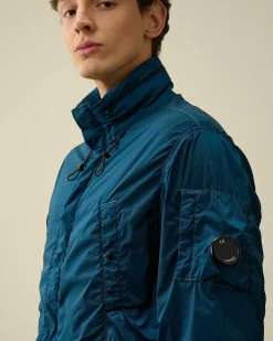 C.P. Company Nycra-R Hooded Jacket Ink Blue Hot