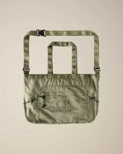 C.P. Company Nylon B Crossbody Messenger Bag Agave Green Hot