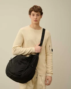C.P. Company Nylon B Crossbody Messenger Bag Black Cheap