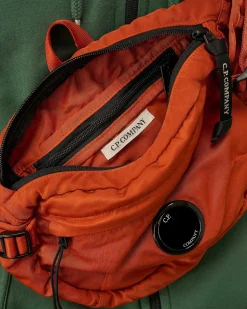 C.P. Company Nylon B Crossbody Pack Gold Flame-Orange Fashion