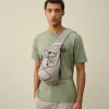 C.P. Company Nylon B Crossbody Rucksack Drizzle Grey Flash Sale