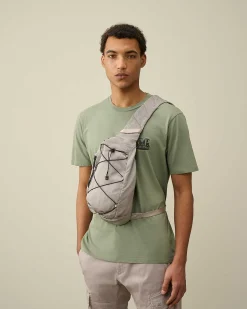 C.P. Company Nylon B Crossbody Rucksack Drizzle Grey Flash Sale