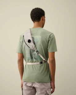 C.P. Company Nylon B Crossbody Rucksack Drizzle Grey Flash Sale