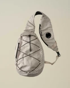 C.P. Company Nylon B Crossbody Rucksack Drizzle Grey Flash Sale