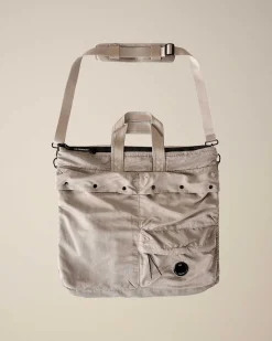 C.P. Company Nylon B Tote Bag Drizzle Grey Best