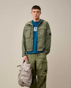 C.P. Company Nylon B Tote Bag Drizzle Grey Best