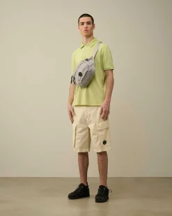 C.P. Company Ottoman Cargo Shorts Pistachio Shell-Beige Shop