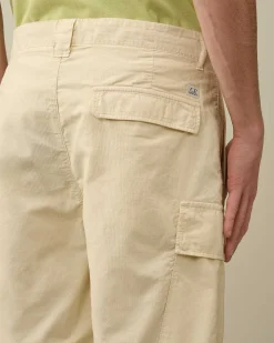 C.P. Company Ottoman Cargo Shorts Pistachio Shell-Beige Shop