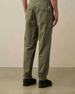 C.P. Company Ottoman Loose Pants Agave Green Hot