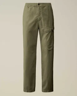 C.P. Company Ottoman Loose Pants Agave Green Hot