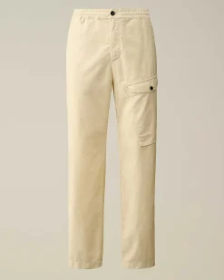 C.P. Company Ottoman Loose Pants Pistachio Shell-Beige Clearance