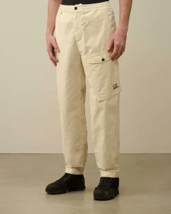 C.P. Company Ottoman Loose Pants Pistachio Shell-Beige Clearance