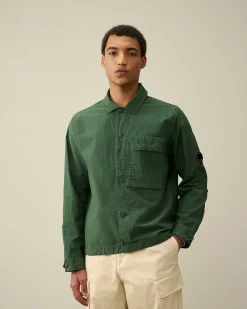 C.P. Company Ottoman Shirt Duck Green Hot