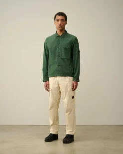 C.P. Company Ottoman Shirt Duck Green Hot