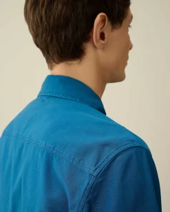 C.P. Company Ottoman Workwear Shirt Ink Blue Fashion