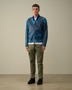 C.P. Company Pium Bomber Jacket Ink Blue Best