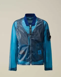 C.P. Company Pium Bomber Jacket Ink Blue Best