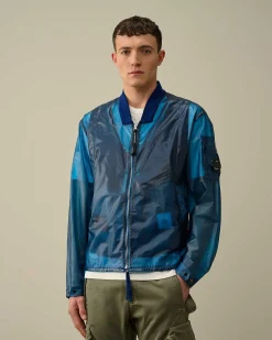 C.P. Company Pium Bomber Jacket Ink Blue Best