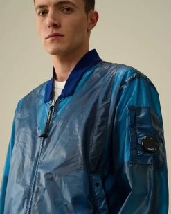 C.P. Company Pium Bomber Jacket Ink Blue Best