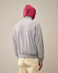C.P. Company Pro-Tek Bomber Jacket Drizzle Grey Best