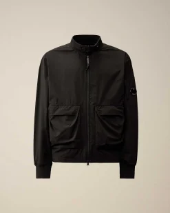 C.P. Company Pro-Tek Bomber Jacket Black Fashion