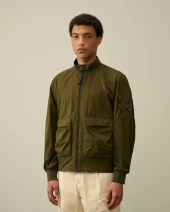 C.P. Company Pro-Tek Bomber Jacket Ivy Green Flash Sale