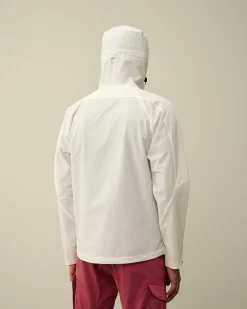 C.P. Company Pro-Tek Hooded Jacket Gauze White Cheap